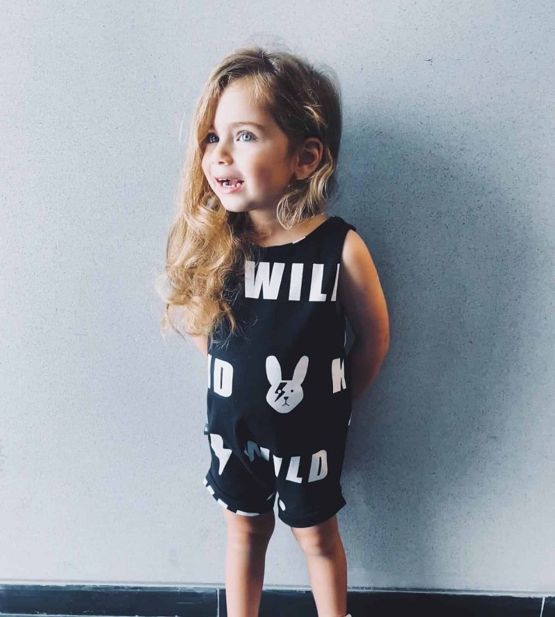 ⁦WILD KID MONOCHROM | אוברול קצר⁩ – תמונה ⁦3⁩